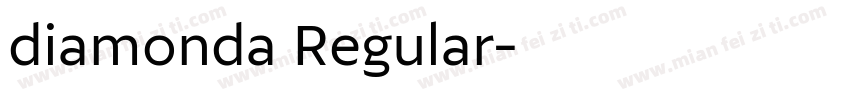 diamonda Regular字体转换